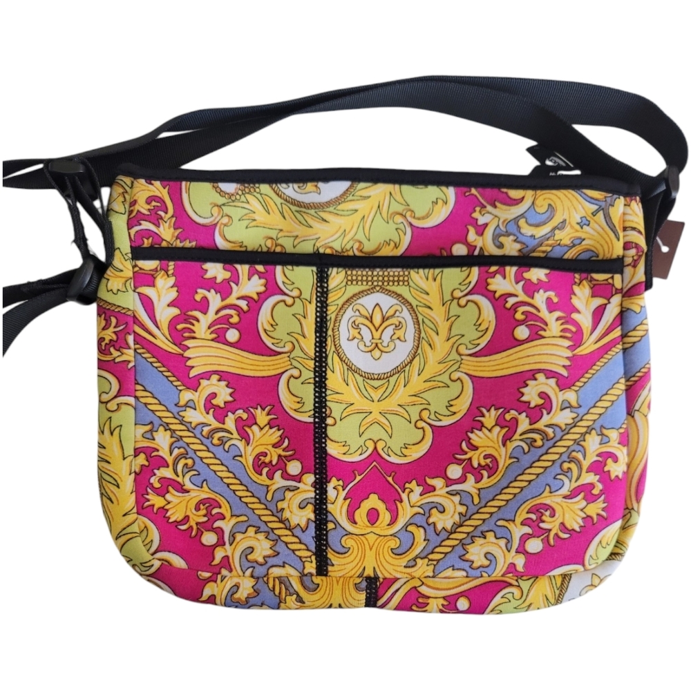 NuPouch Crossbody Sleeve Bag for iPad, Samsung, Fire, PC Tablets - Pink Baroque